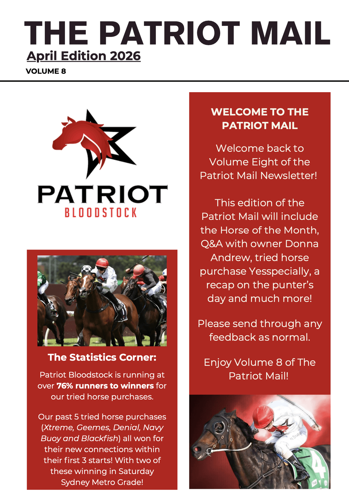 The Patriot Mail - April edition