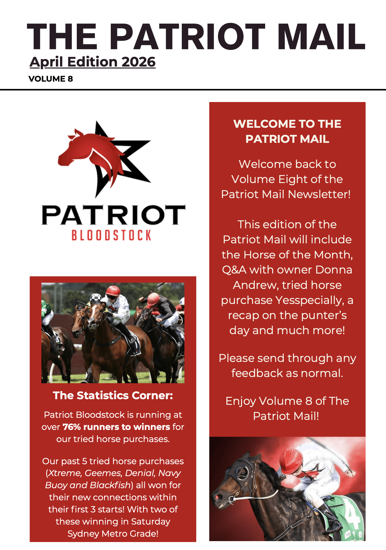 The Patriot Mail - April edition